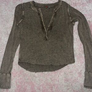 Green free people Henley
